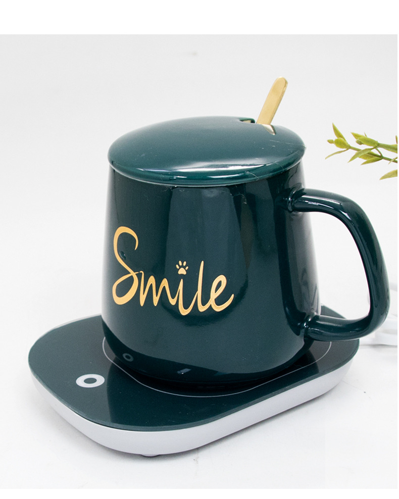 Warm Cup 55 Degree Constant Temperature Cup Warm Coaster Ceramic Heating Coaster Hot Milk Constant Temperature Coaster