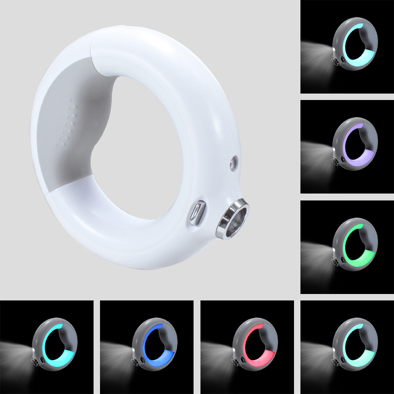 Pet Hand Holding Rope Cool Luminous Dog Leash Retractable Leash Hand Holding Rope Garbage Bag Color Light Led Retractable Dog Leash