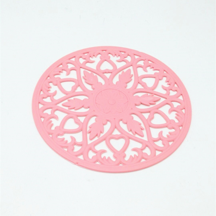 713 Color Pad Silicone Placemat Coaster Cup Pad Pad Pad Creative Scissors Insulation Pad