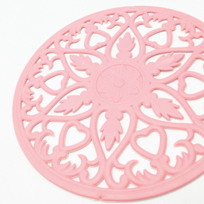 713 Color Pad Silicone Placemat Coaster Cup Pad Pad Pad Creative Scissors Insulation Pad