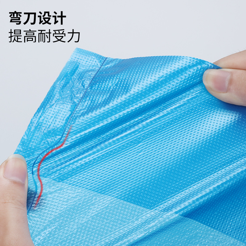 Ufukuro Thickened Garbage Sorting Bag Multicolor, Large Plastic Garbage Bag Commercial Disposable Black Flat Bag