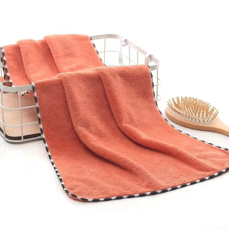 Coral velvet towel polyester brocade super absorbent lace hair towel bear towel gift 35*75 Coral velvet towel polyester brocade super absorbent lace hair towel bear towel gift 35*75