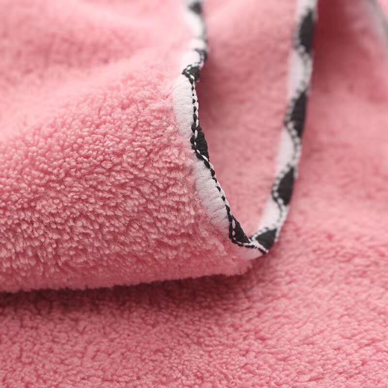 Coral velvet towel polyester brocade super absorbent lace hair towel bear towel gift 35*75 Coral velvet towel polyester brocade super absorbent lace hair towel bear towel gift 35*75