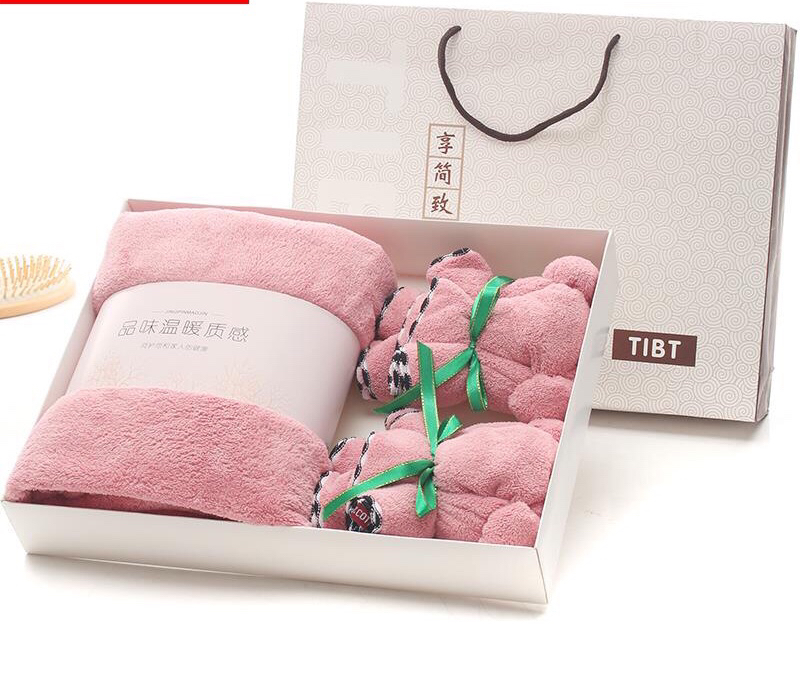 Coral velvet towel polyester brocade super absorbent lace hair towel bear towel gift 35*75 Coral velvet towel polyester brocade super absorbent lace hair towel bear towel gift 35*75