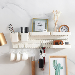 Plastic Wire-Wrap Board Bathroom Kitchen No Punching on Walls Storage Rack Living Room Bedroom Wall Storage Ledge Wall Hanging Plastic Wire-Wrap Board Bathroom Kitchen No Punching on Walls Storage Rack Living Room Bedroom Wall Storage Ledge Wall Hanging