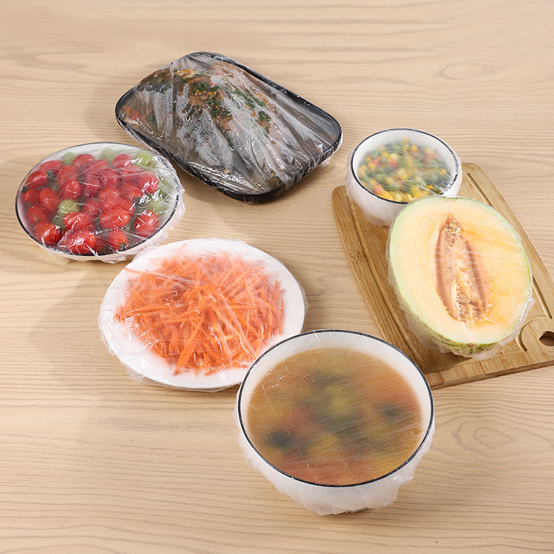 Plastic Wrap Cover Household Food Grade Refrigerator Lock Fresh Anti-Odor Gray Use Convenient Universal Retractable Fresh Cover Wholesale