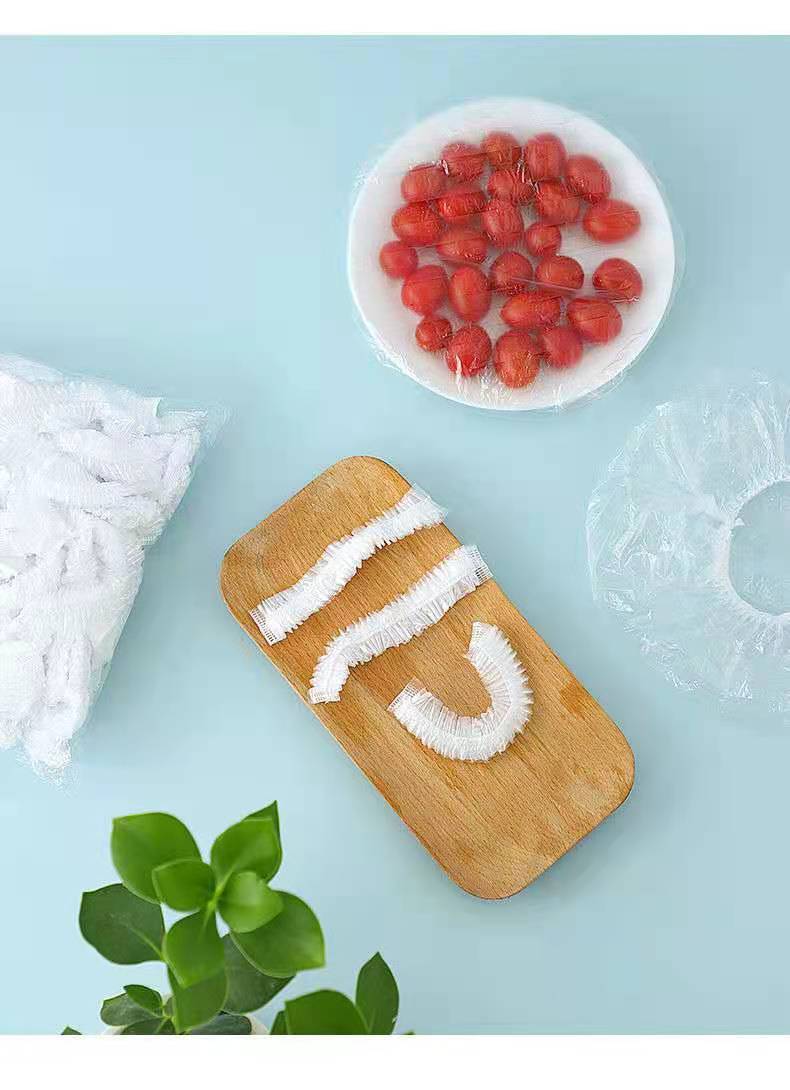 Plastic Wrap Cover Household Food Grade Refrigerator Lock Fresh Anti-Odor Gray Use Convenient Universal Retractable Fresh Cover Wholesale