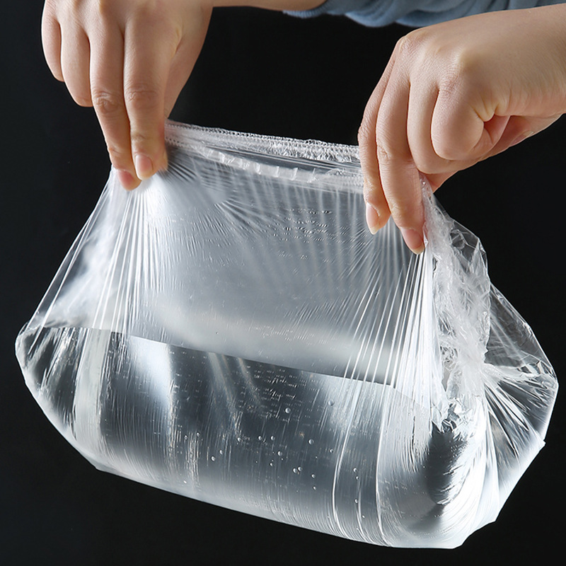Disposable Plastic Wrap Sets Refrigerator Food Anti-Odor Bowl Cover PE Fresh-Keeping Cover Elastic Mouth Disposable Fresh Cover
