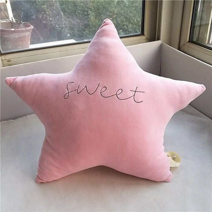 The moon and the stars pillow cushion bed pillow doll creative down cotton