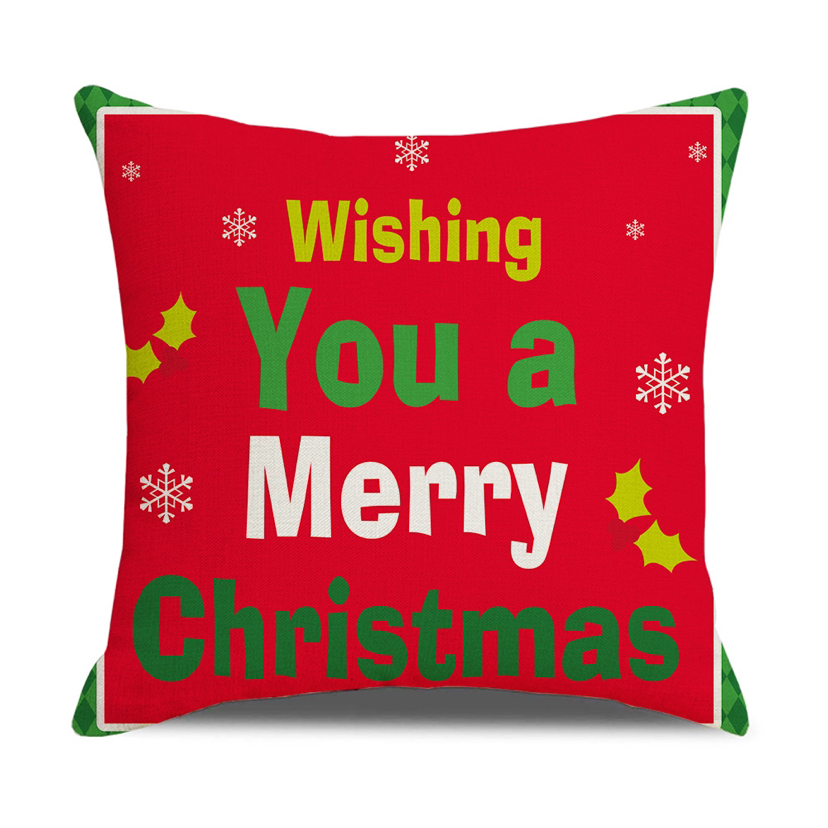 2022 Cross-Border New Christmas Pillow Cover Cartoon Snowman Linen Sofa Cushion Cover Amazon Household Supplies 2022 Cross-Border New Christmas Pillow Cover Cartoon Snowman Linen Sofa Cushion Cover Amazon Household Supplies