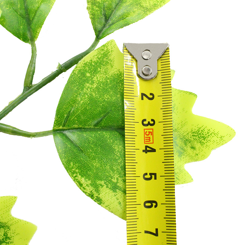 Artificial Plant Poplar Leaf Autumn Color Maple Leaf Locust Tree False Leaf Single Stem Decorative Desert Green Plant Wholesale