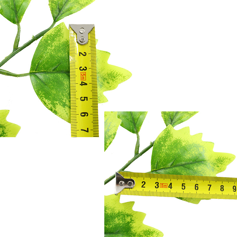 Artificial Plant Poplar Leaf Autumn Color Maple Leaf Locust Tree False Leaf Single Stem Decorative Desert Green Plant Wholesale