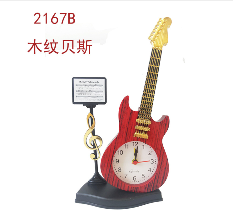 Creative Violin Alarm Clock Decoration for Foreign Trade Creative Violin Alarm Clock Decoration for Foreign Trade