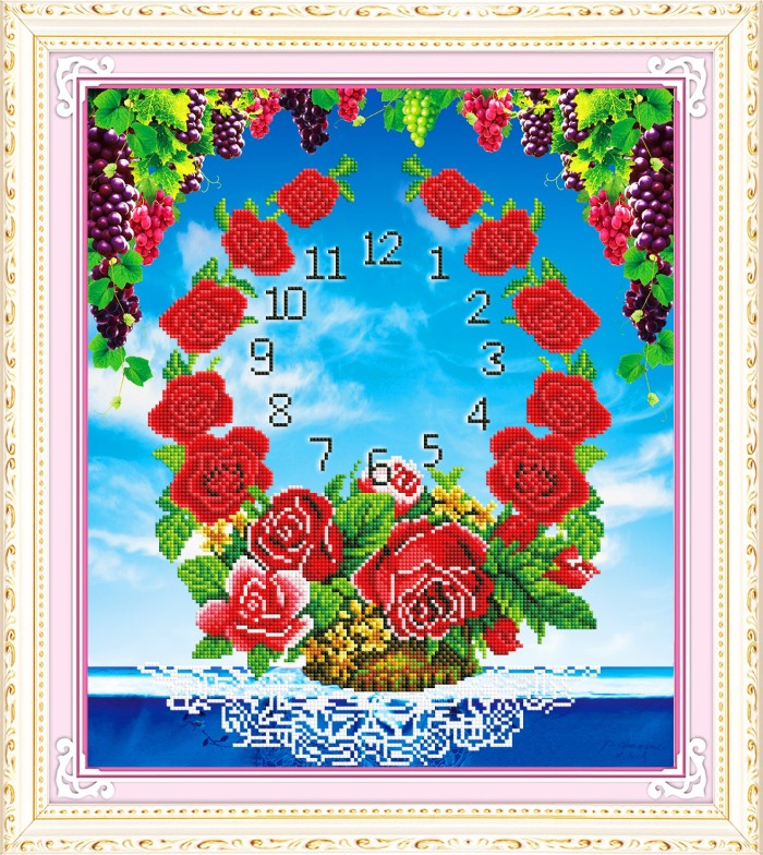 5D Diamond Embroidery Paintings flower clock diy Diamond painting Cross Stitch 5D Diamond Embroidery Paintings flower clock diy Diamond painting Cross Stitch