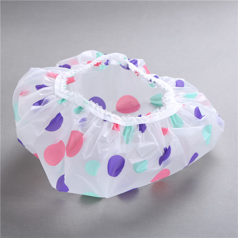 The lampblack cover Wash hair shower cap and lampblack cover wash hair shower cap