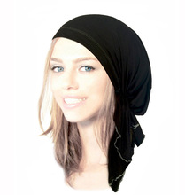 Adult Headscarf Artificial Silk Satin Nightcap Triangle Elastic Hat Women's Home Shower Cap Maternity Hat