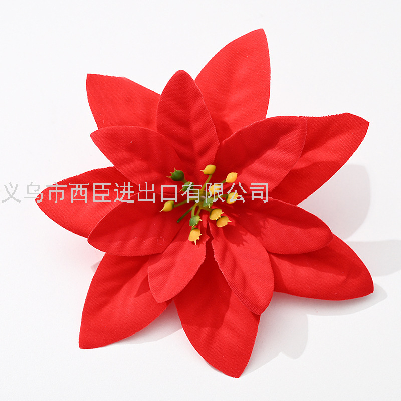Christmas Tree Decoration Christmas Flower Artificial Flower Red Gold Christmas Garland Rattan Christmas Decorations