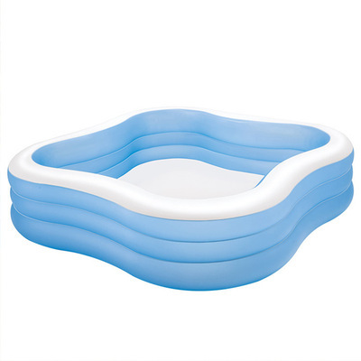 INTX Inflatable Pool Family Pool Plum-Shaped Pool Baby Children Bathtub Ocean Ball Pool 57495