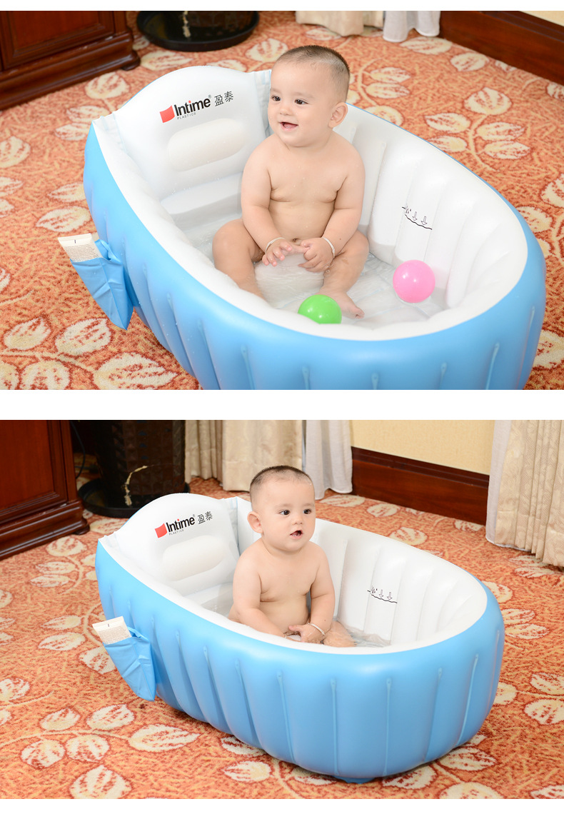 Yingtai Baby Bathtub Baby Inflatable Foldable Bath Bathtub Portable Children Bathtub Wash Ass Bathtub