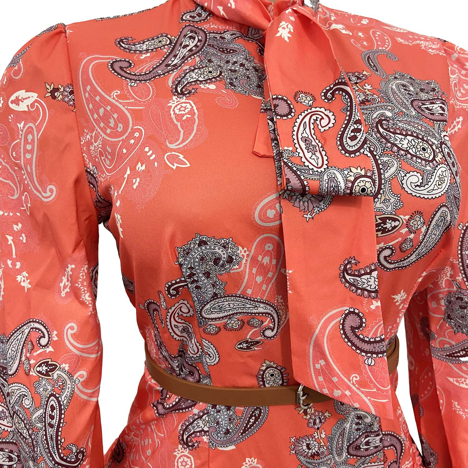 Foreign Trade Women's Independent Station Digital Printing Fashion Women's High Waist Elegant Cake Dress African Dress