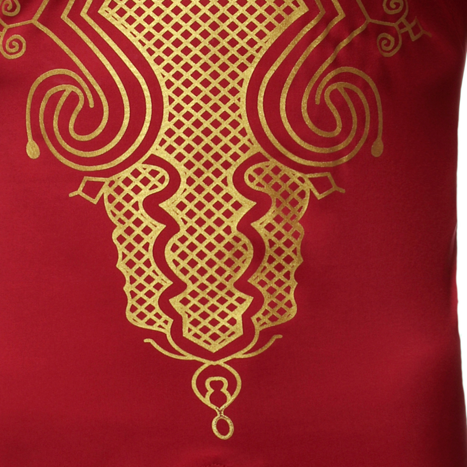 Cross-Border African-Style Men's Button-down Shirt Golden Printing Pattern Turkish Chiefs Long Lining ZT-FZ49 Cross-Border African-Style Men's Button-down Shirt Golden Printing Pattern Turkish Chiefs Long Lining ZT-FZ49