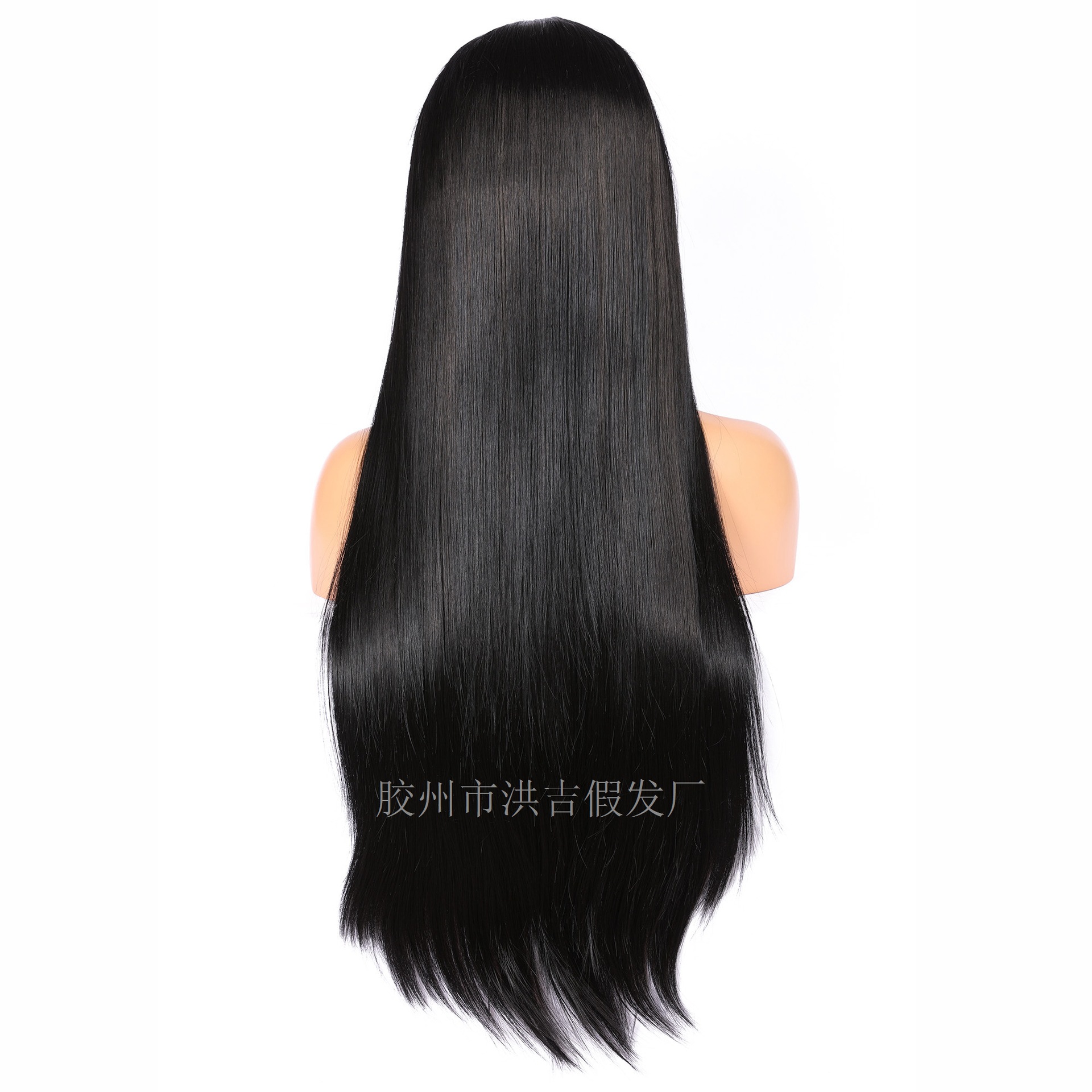 Wig European and American Ladies Wig Long Straight Hair Front Lace Chemical Fiber Women's Wig Head Cover T Lace Spot Wig Wig European and American Ladies Wig Long Straight Hair Front Lace Chemical Fiber Women's Wig Head Cover T Lace Spot Wig