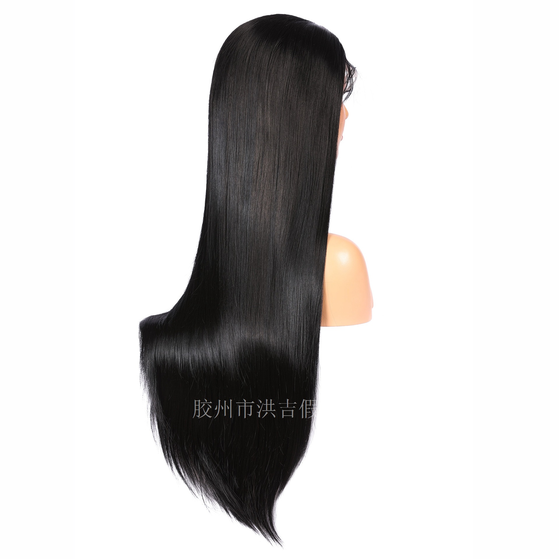 Wig European and American Ladies Wig Long Straight Hair Front Lace Chemical Fiber Women's Wig Head Cover T Lace Spot Wig Wig European and American Ladies Wig Long Straight Hair Front Lace Chemical Fiber Women's Wig Head Cover T Lace Spot Wig
