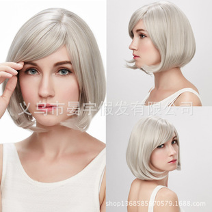 New Gradient Cosplay Anime Wig Cos Harajuku Fengcai Color Women's Long Curly Hair Head Cover Lolita