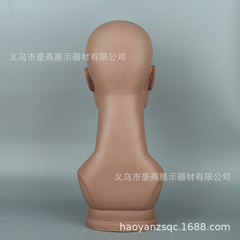 Black Model Head Wig Hat Head Accessories Scarf Silk Scarf Display Mannequin Head Mannequin Foreigner Mannequin Head