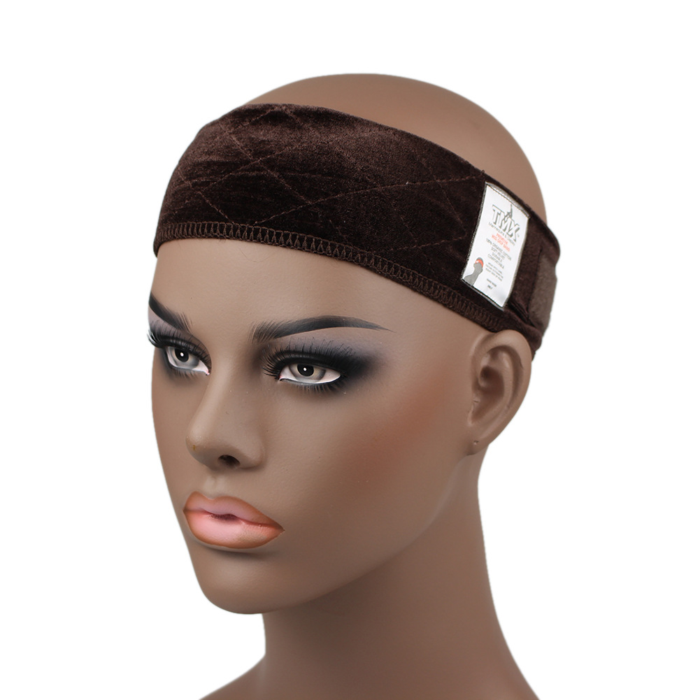Amazon Hot Sale Upgraded Velvet Wig Hair Band Spot Supply Lace Girp Hair Band