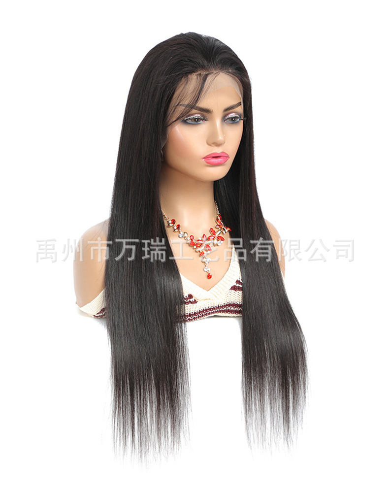 Brazilian European and American Human Hair Wig 13*4 Front Lace Full-Head Wig 4*4 Human Hair Wigs Wig for Women Brazilian European and American Human Hair Wig 13*4 Front Lace Full-Head Wig 4*4 Human Hair Wigs Wig for Women