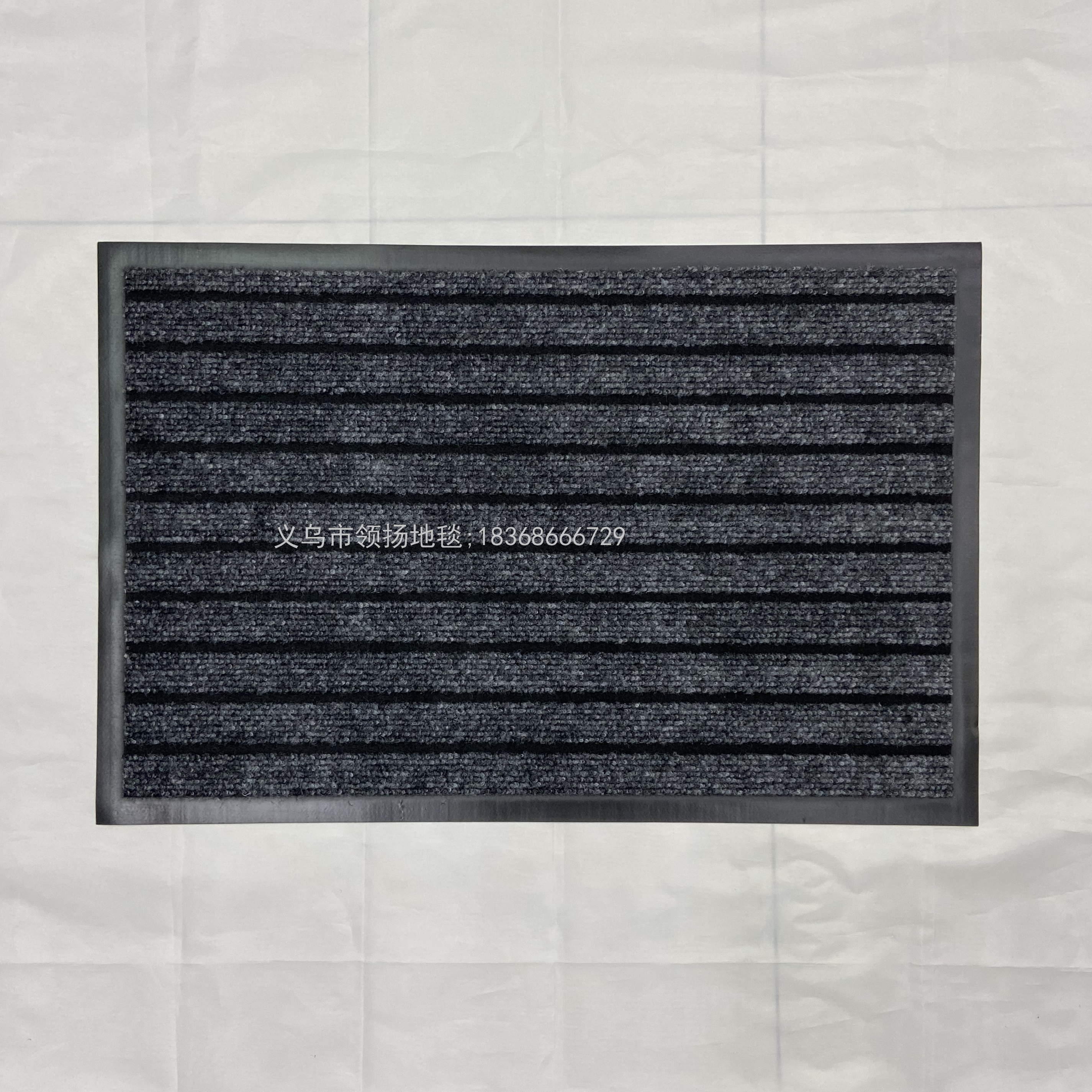 PVC Bottom Seven Stripe Floor Mat Non-Slip Floor Mat Striped Foot Mat Striped Door Mat Water-Absorbing Non-Slip Mat