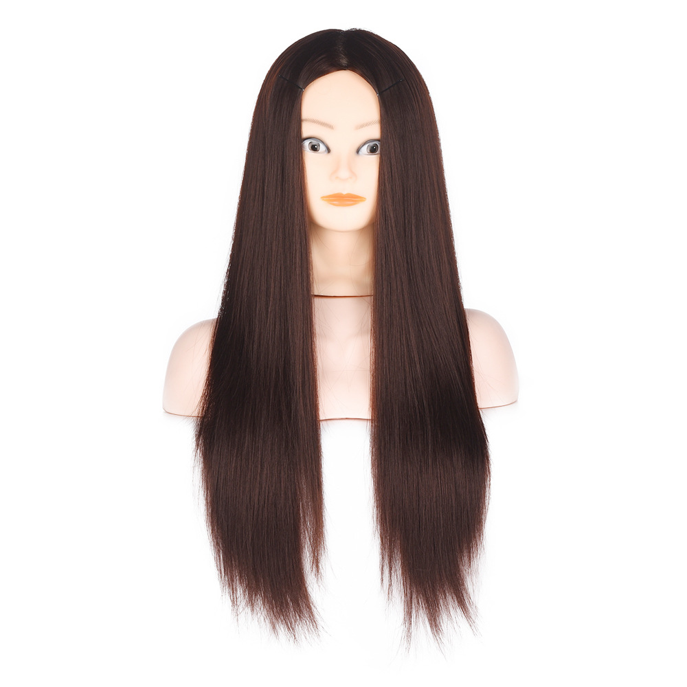 Wig Model Head Up-Do Braided Hair Hair Practice Head Wig Head Model Wig Head Model for Hairdressing and Haircut
