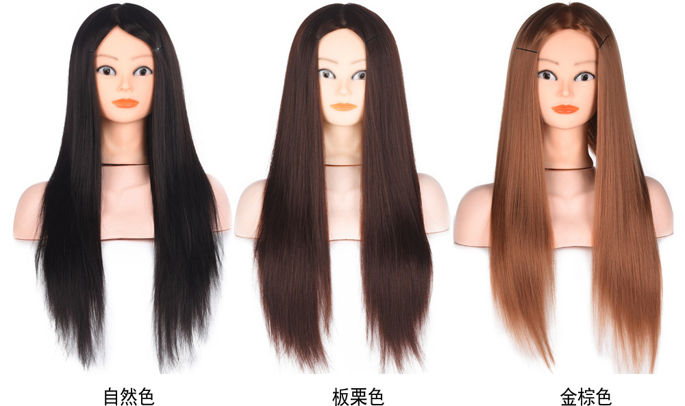 Wig Model Head Up-Do Braided Hair Hair Practice Head Wig Head Model Wig Head Model for Hairdressing and Haircut