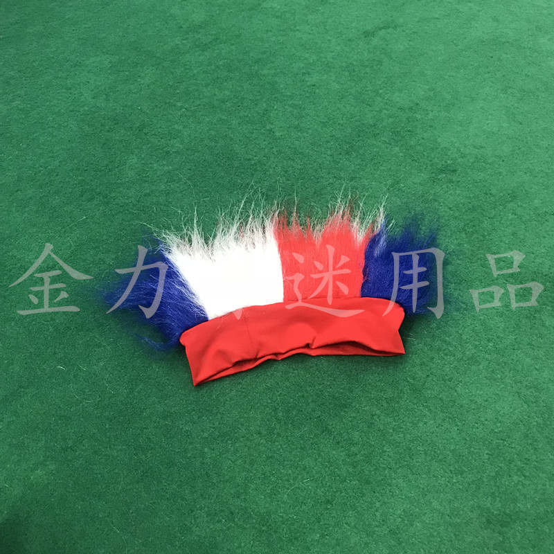 England headband wig all kinds of election fan wigs can be customized manufacturers direct marketing