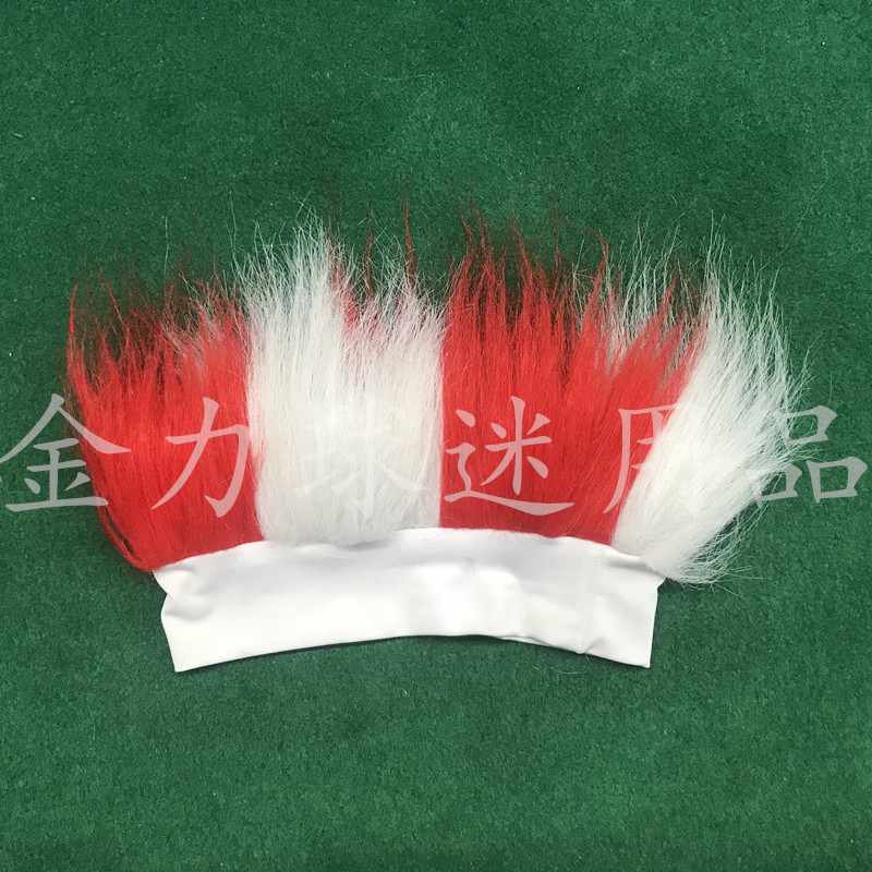 England headband wig all kinds of election fan wigs can be customized manufacturers direct marketing