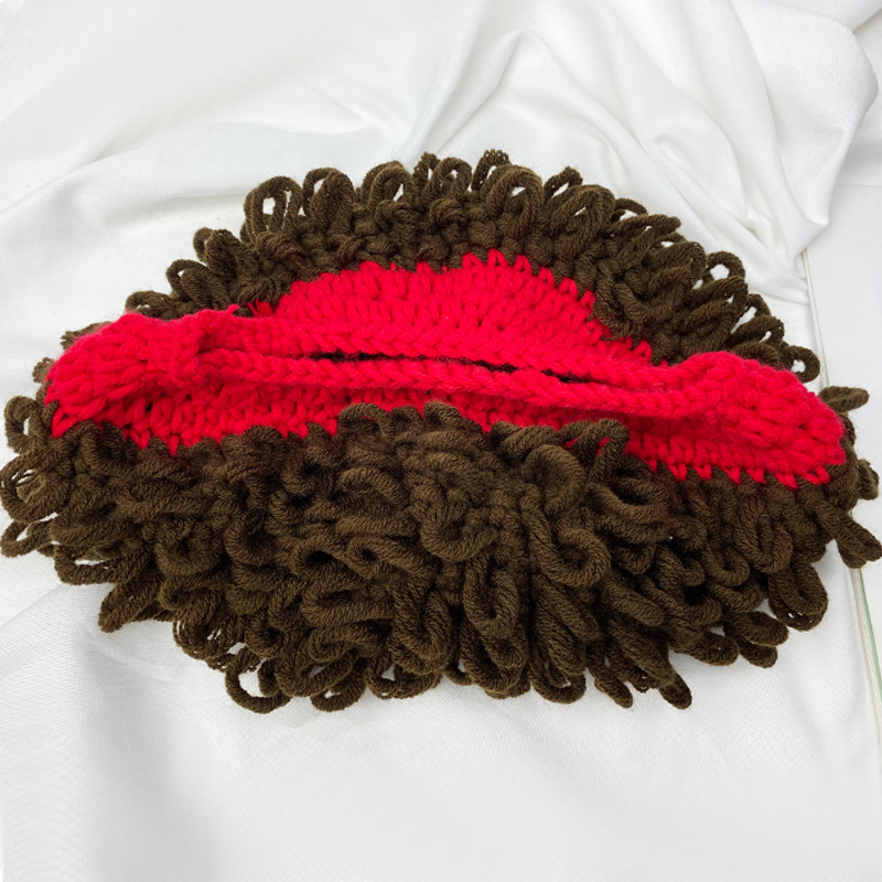 Afro Children&#039;s Spring and Autumn Boys&#039; Hat Autumn Hat Wig Trendy Boys&#039; Funny Winter Baby Curly Hat