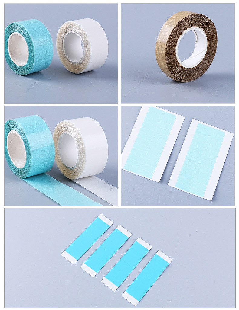 Peijia Wig Hair Extension Special Double-Sided Film Sweat-Proof Anti-Release Hair Extension Tape