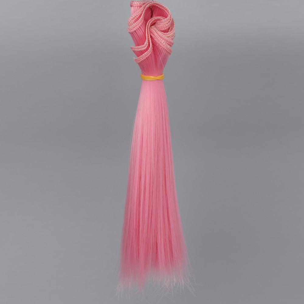 New Hot Sale BJD SD Keer Ye Luoli Doll High-Temperature Fiber Multicolor Wig Color Hair Pack Straight Hair 15cm