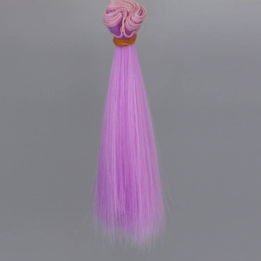 New Hot Sale BJD SD Keer Ye Luoli Doll High-Temperature Fiber Multicolor Wig Color Hair Pack Straight Hair 15cm