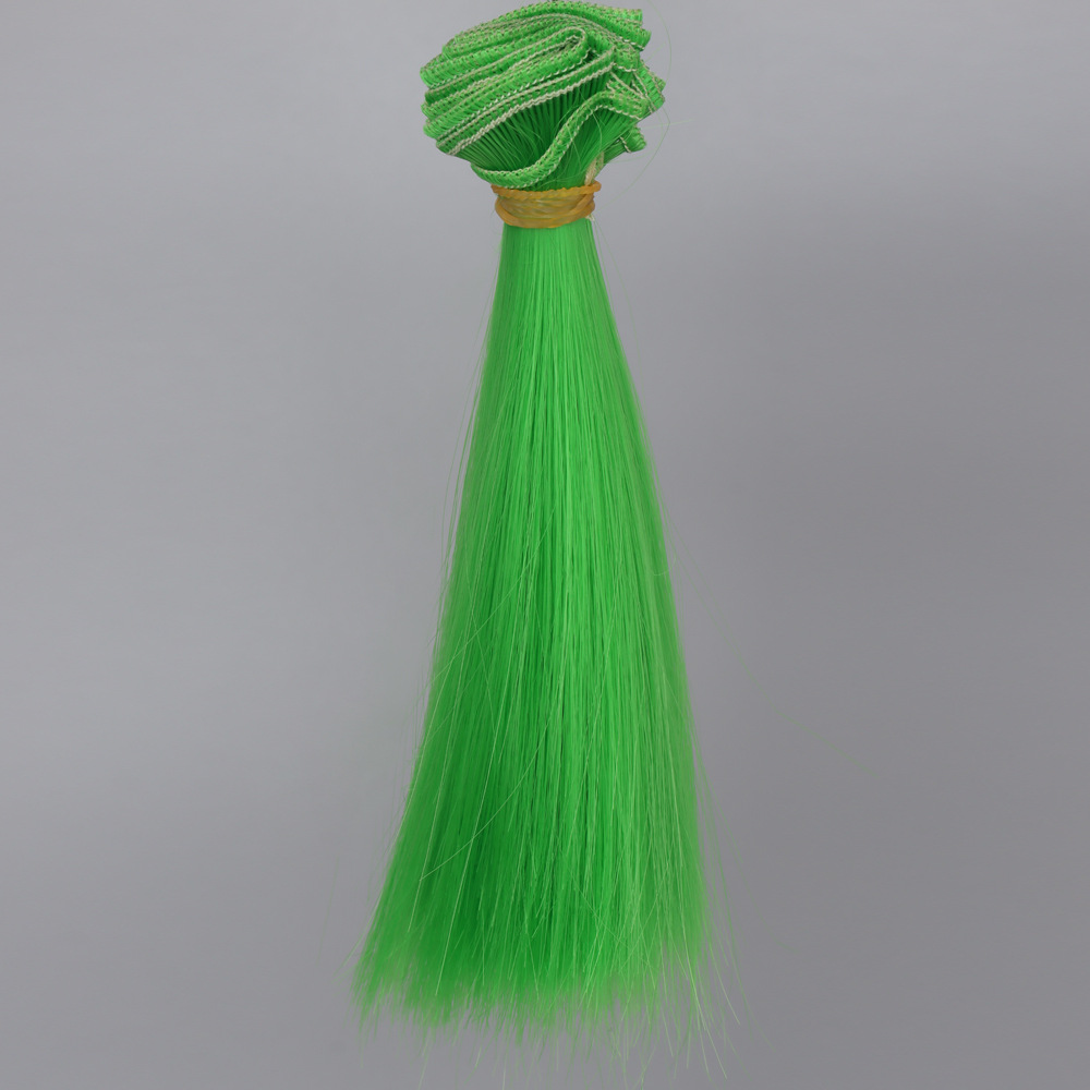 New Hot Sale BJD SD Keer Ye Luoli Doll High-Temperature Fiber Multicolor Wig Color Hair Pack Straight Hair 15cm
