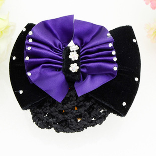 Hot Sale Small Claw Clip Beaded Color Wig Dough-Twist Style Plaits Children's Festival Performance Hair Accessories Straight Hair Hair Ring Headdress