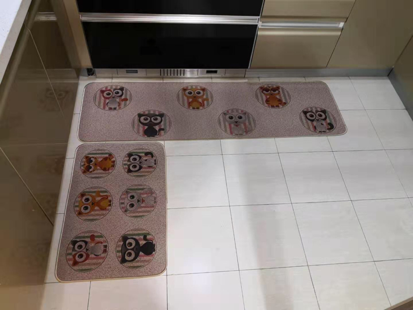Rubber Non-Slip Door Mat Linen Door Mat Kitchen Non-Slip Mat
