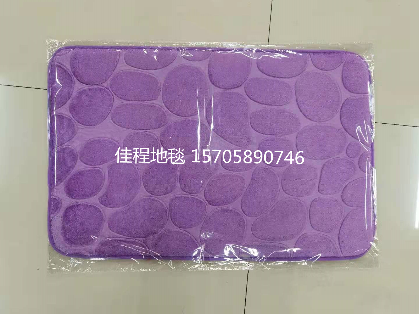 Flannel Memory Foam Embossed Floor Mat Water-Absorbing Non-Slip Mat Flannel Floor Mat Bedside Pad Memory Mat Door Mat
