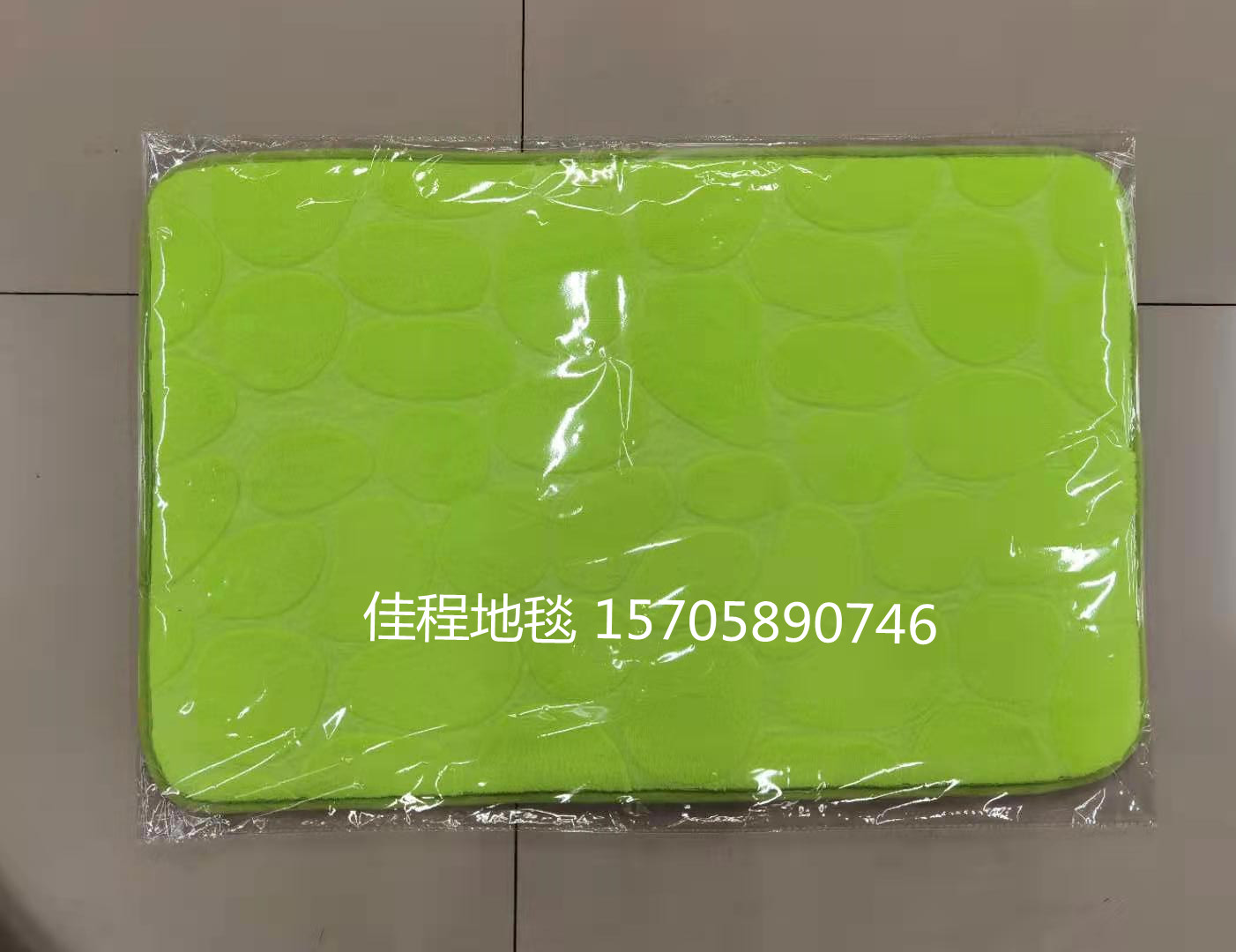 Flannel Memory Foam Embossed Floor Mat Water-Absorbing Non-Slip Mat Flannel Floor Mat Bedside Pad Memory Mat Door Mat