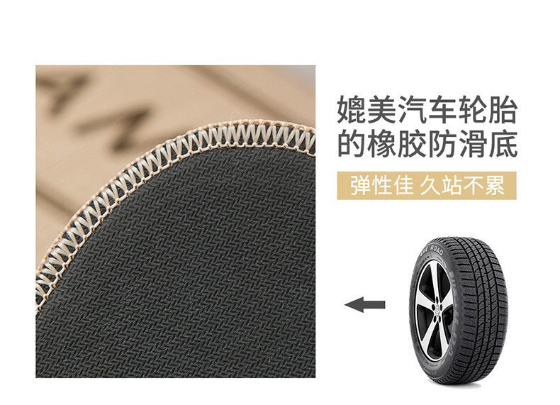 Household Household Outdoor Floor Mat Linen Floor Mat Door Mat Rubber Mat Non-Slip Mat Four Seasons 45*70