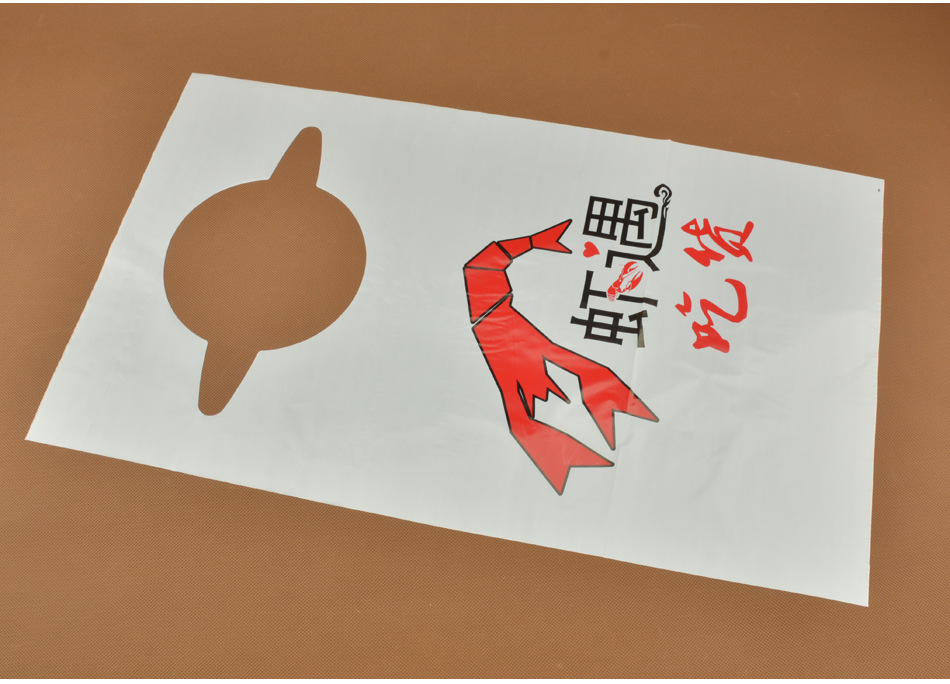 Customized Creative Plastic Apron Oil-Proof Hot Pot Barbecue Independent Packaging Protection Cloth Disposable Apron