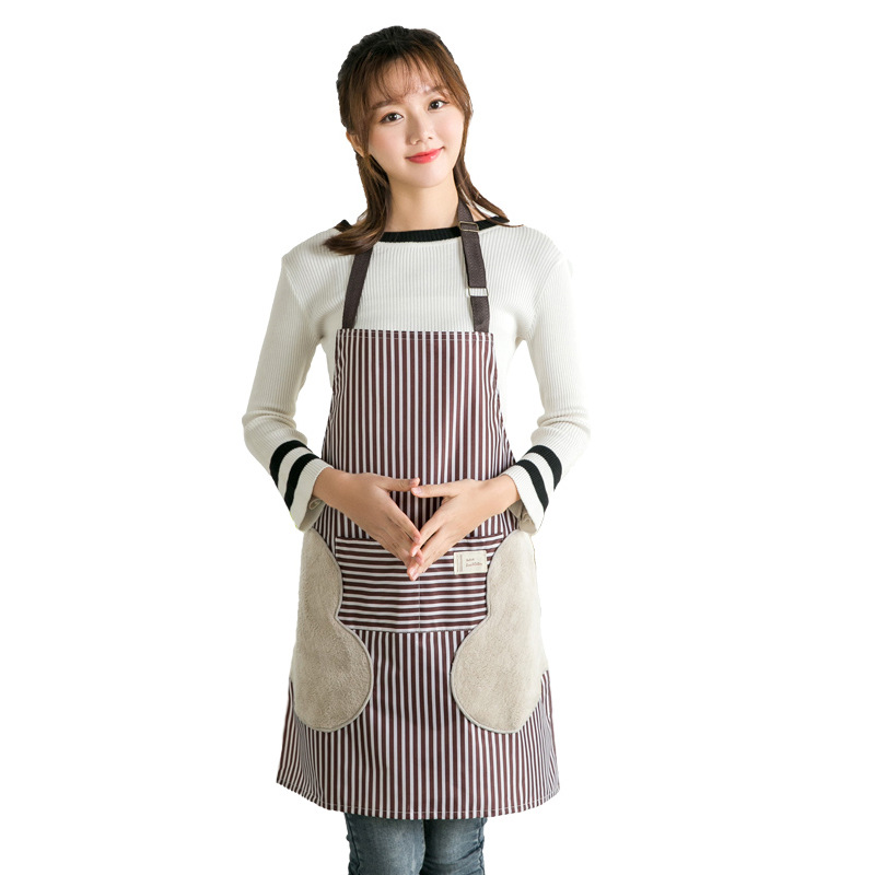 Internet Celebrity Erasable Hand Apron Waterproof Oil-Proof Home Daily Adult Kitchen Adjustable Halter Unisex Wholesale