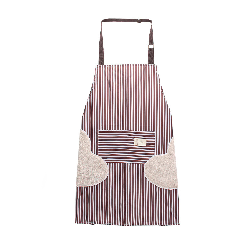 Internet Celebrity Erasable Hand Apron Waterproof Oil-Proof Home Daily Adult Kitchen Adjustable Halter Unisex Wholesale