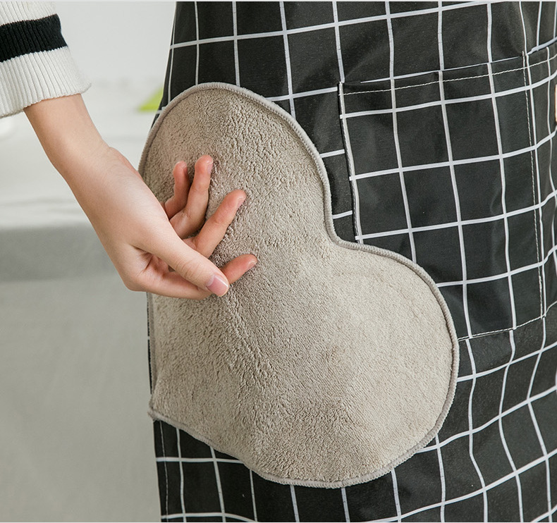 Internet Celebrity Erasable Hand Apron Waterproof Oil-Proof Home Daily Adult Kitchen Adjustable Halter Unisex Wholesale